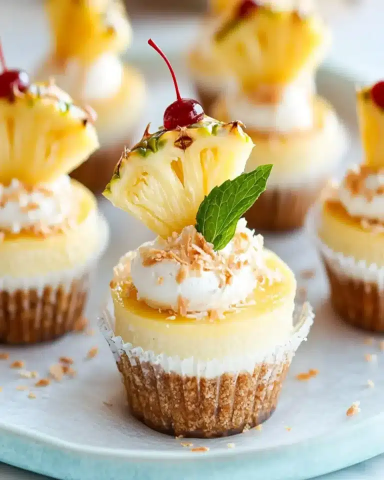 Pineapple Coconut Cheesecake Minis First Image First Image