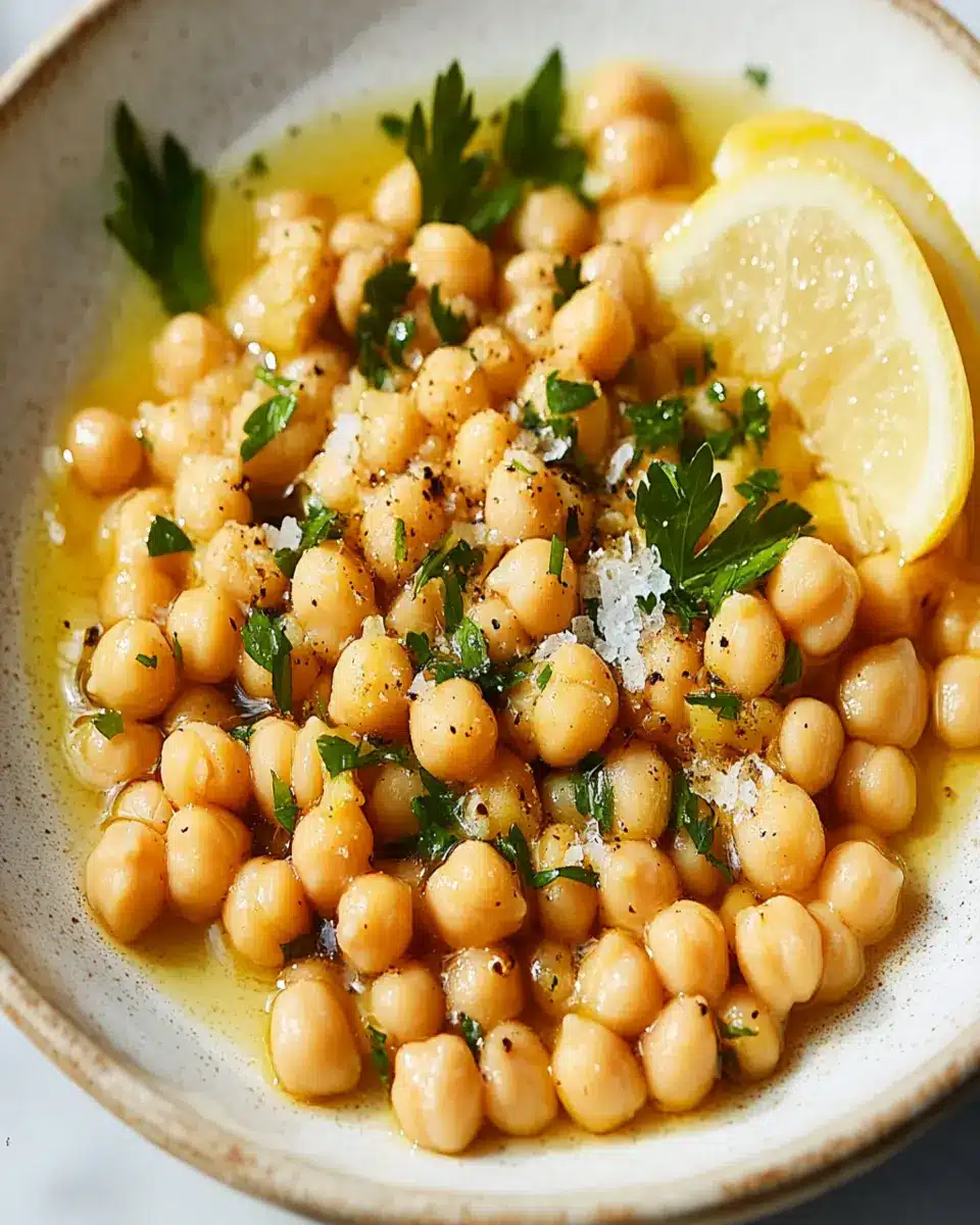 Warm Chickpeas With Lemon and Olive Oil First Image First Image