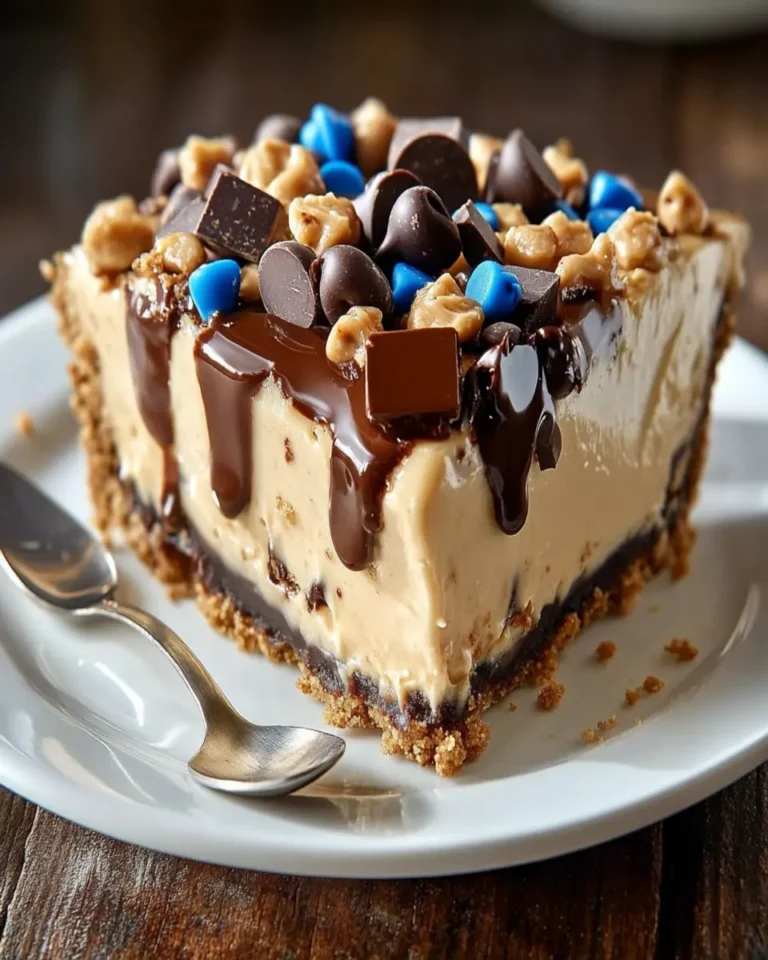 Monster Cookie PB Cheesecake Pie First Image First Image