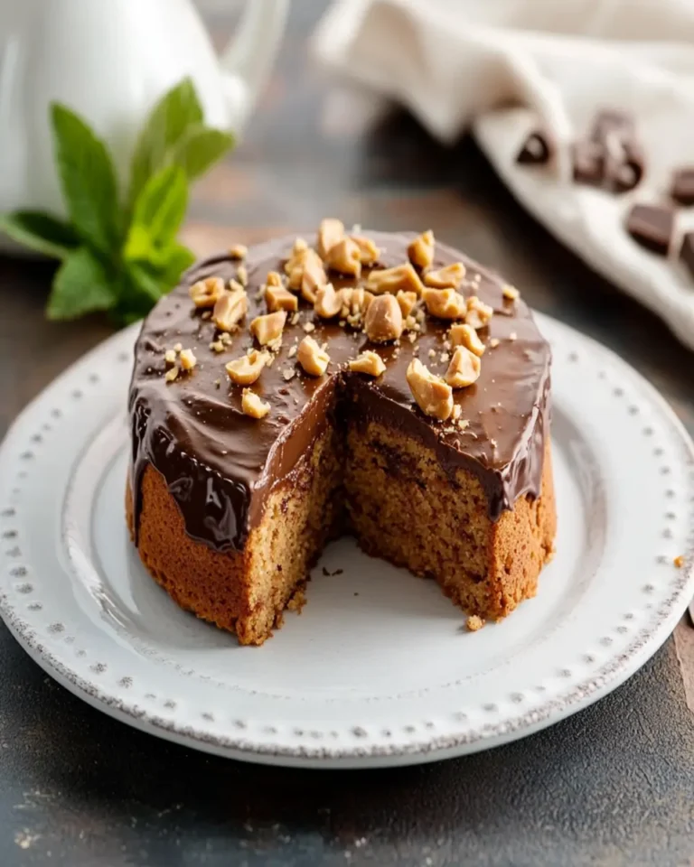 Mini Keto Peanut Butter Chocolate Cake First Image First Image