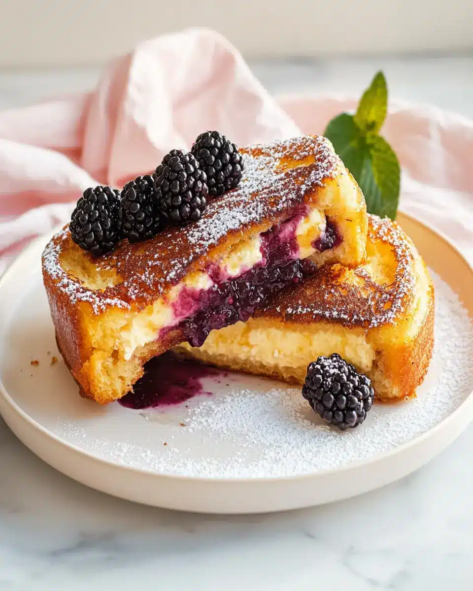 Blackberry-Stuffed French Toast First Image First Image
