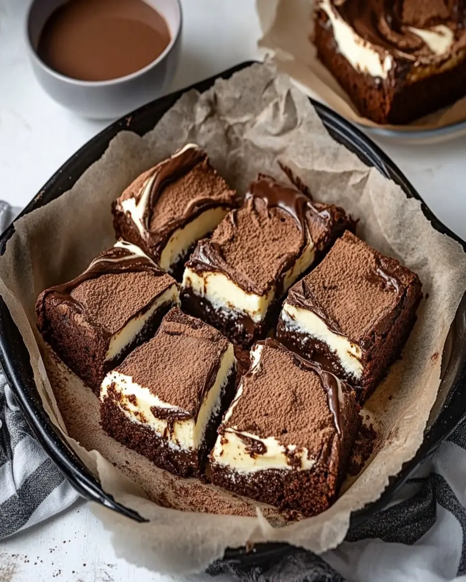 Keto Cheesecake Stuffed Brownies First Image First Image
