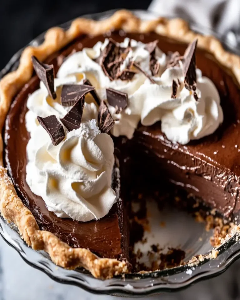 Keto Chocolate Silk Pie First Image First Image