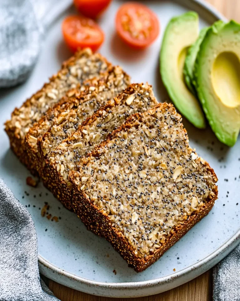 Flourless Oat and Chia Bread Healthy Homemade & Gluten-Free First Image First Image