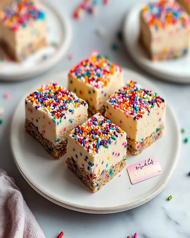 Buff Birthday Cake Protein Bars Recipe First Image First Image