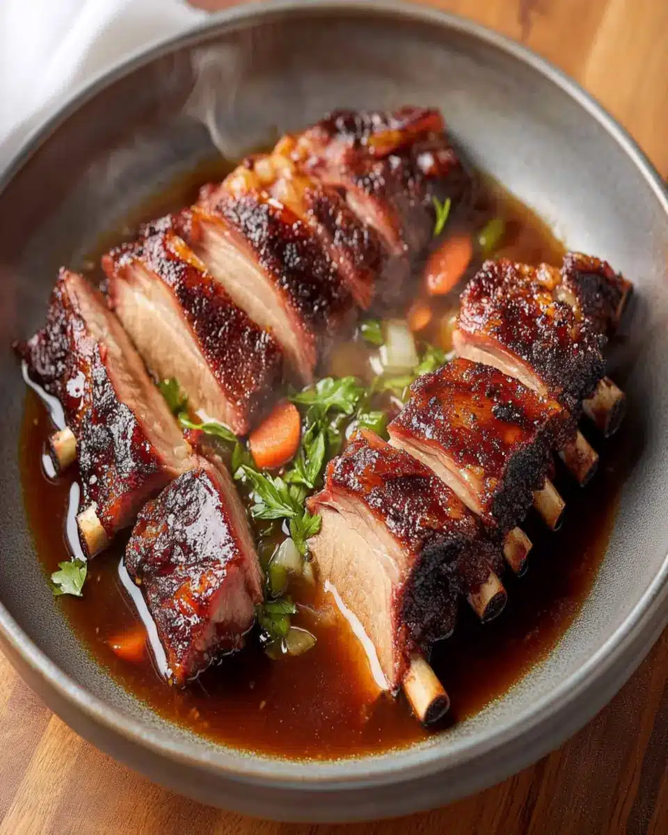 Smoked Rib Consommé First Image First Image