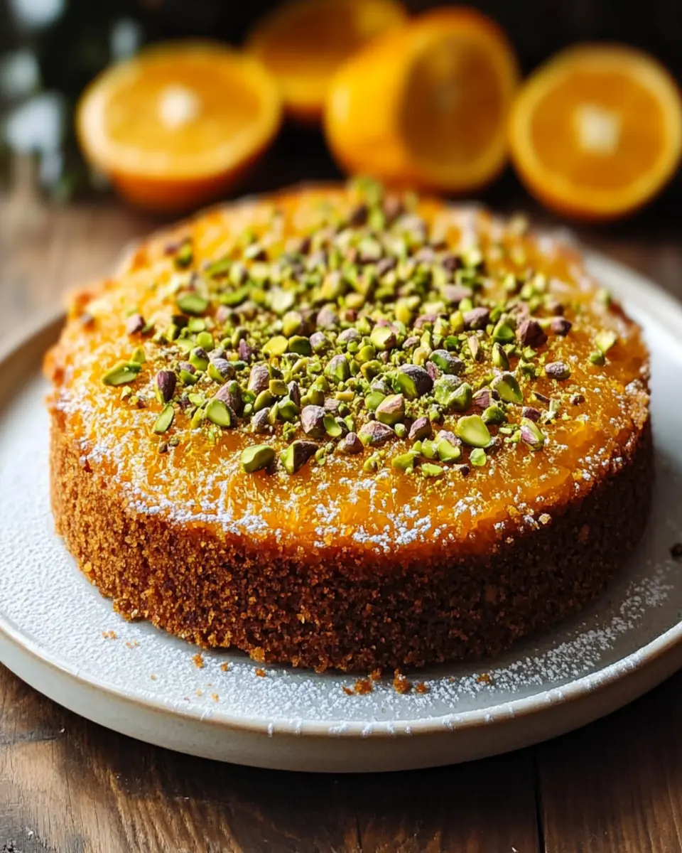 Flourless Orange Pistachio Cake First Image First Image