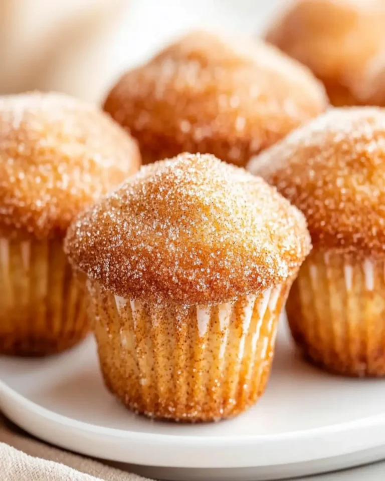 Fluffy Cinnamon Sugar Donut Muffins First Image First Image