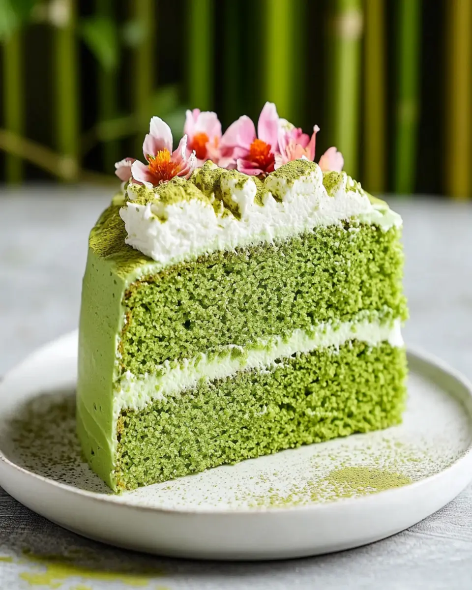 Japanese Matcha Cake First Image First Image