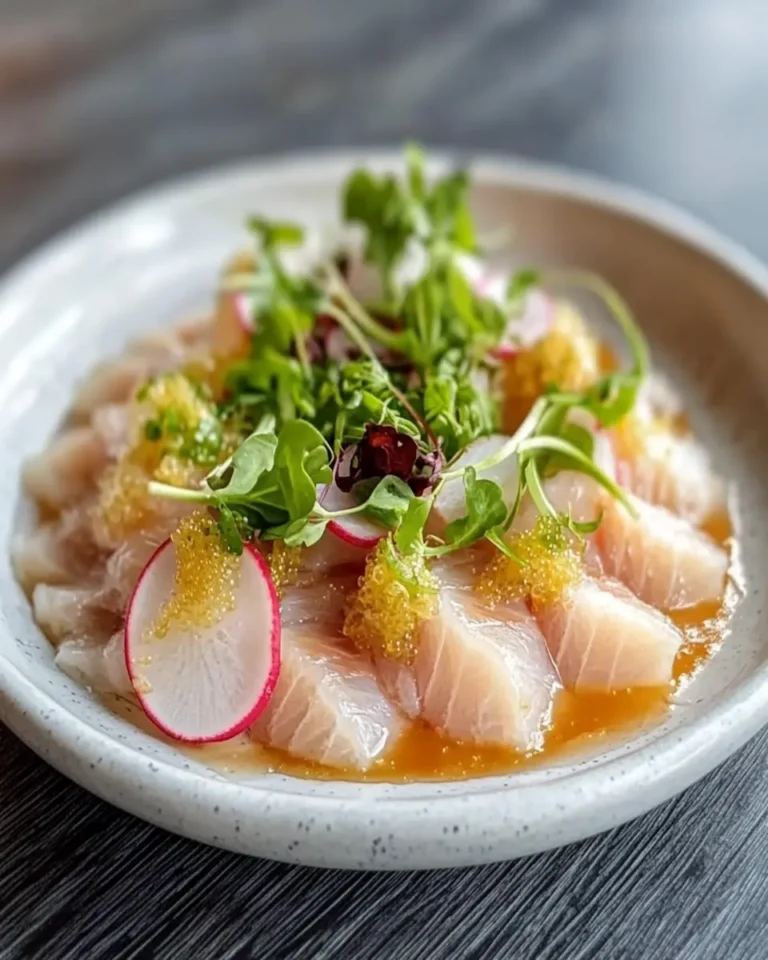 Hamachi Crudo with Yuzu Ponzu Sauce First Image First Image