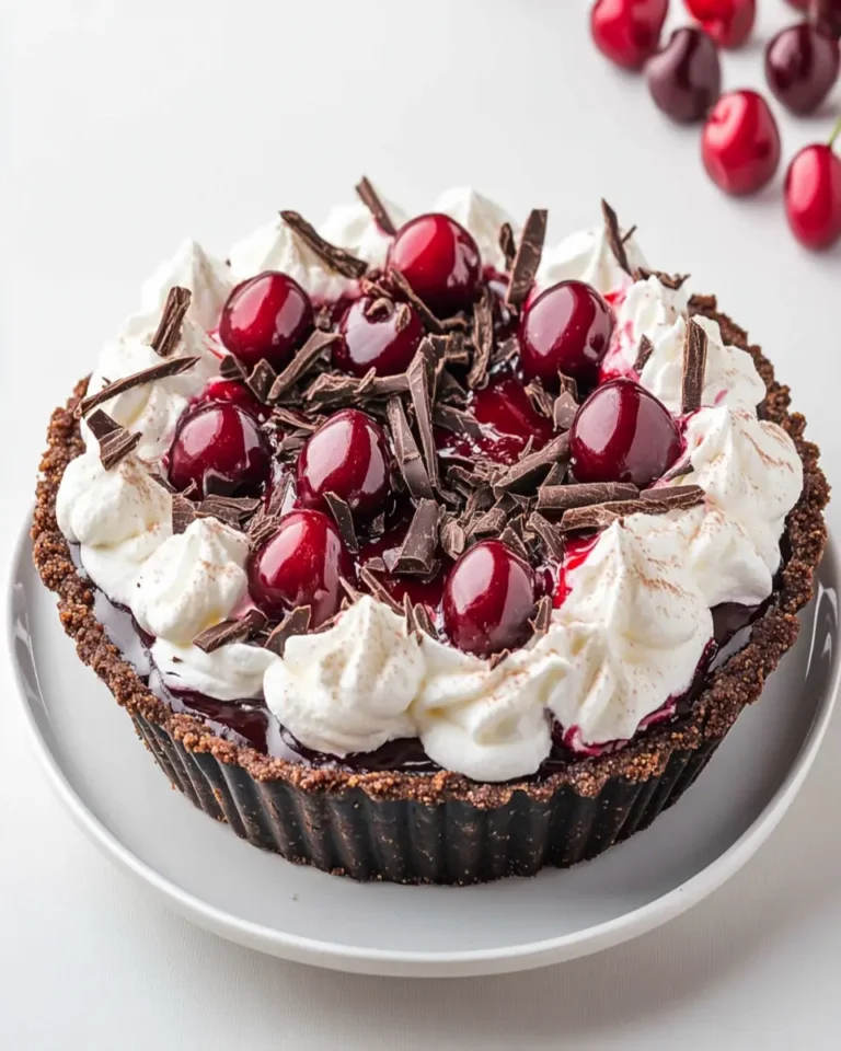 Rich & Creamy Black Forest Cherry Pie First Image First Image