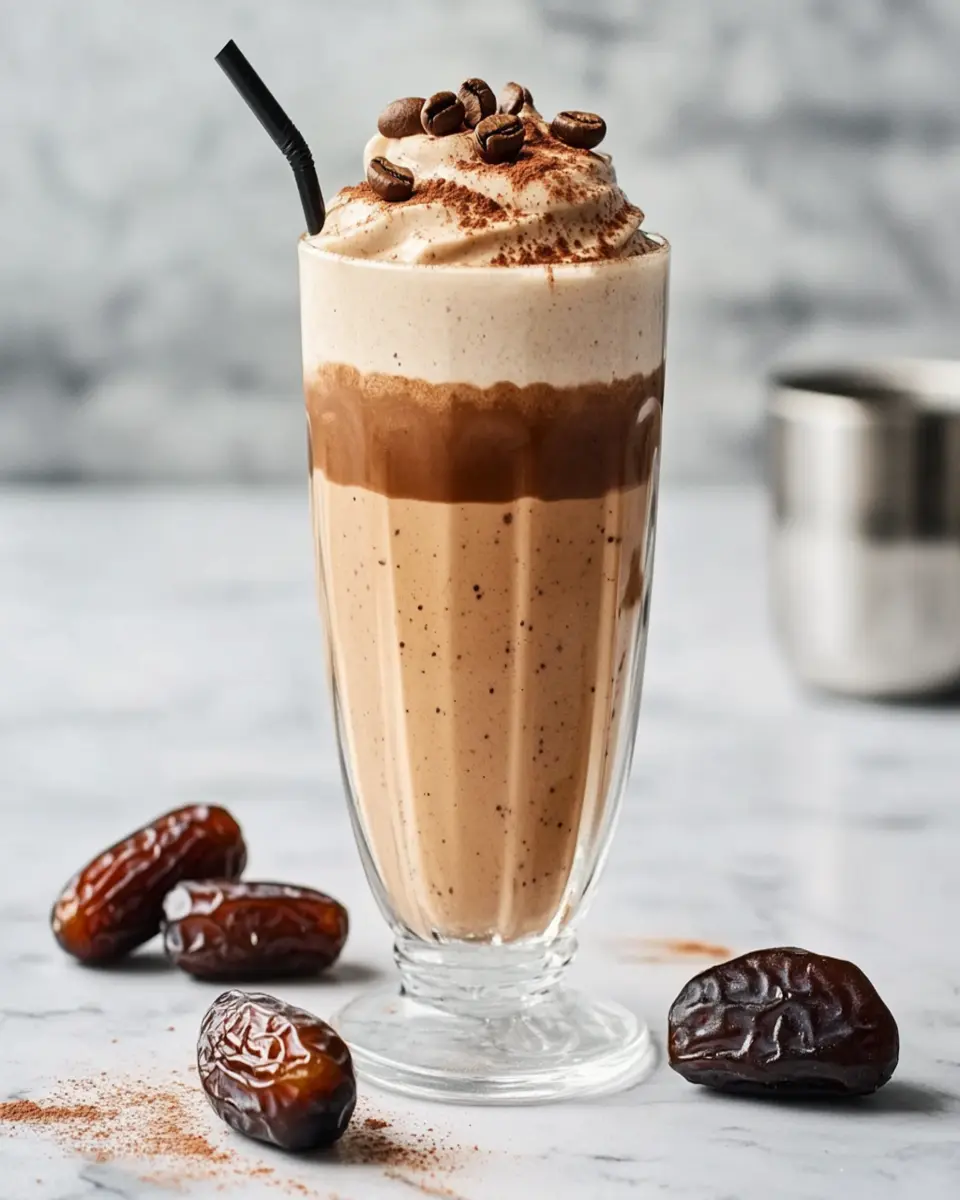 Tahini Chocolate Coffee Date Shake First Image First Image