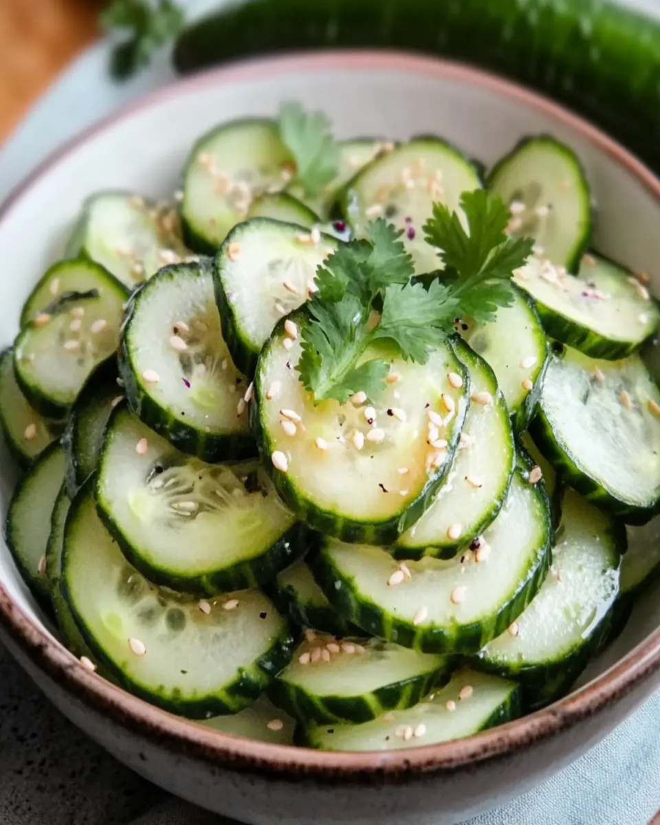 Viral Creamy Asian Cucumber Salad You’ll Absolutely Love