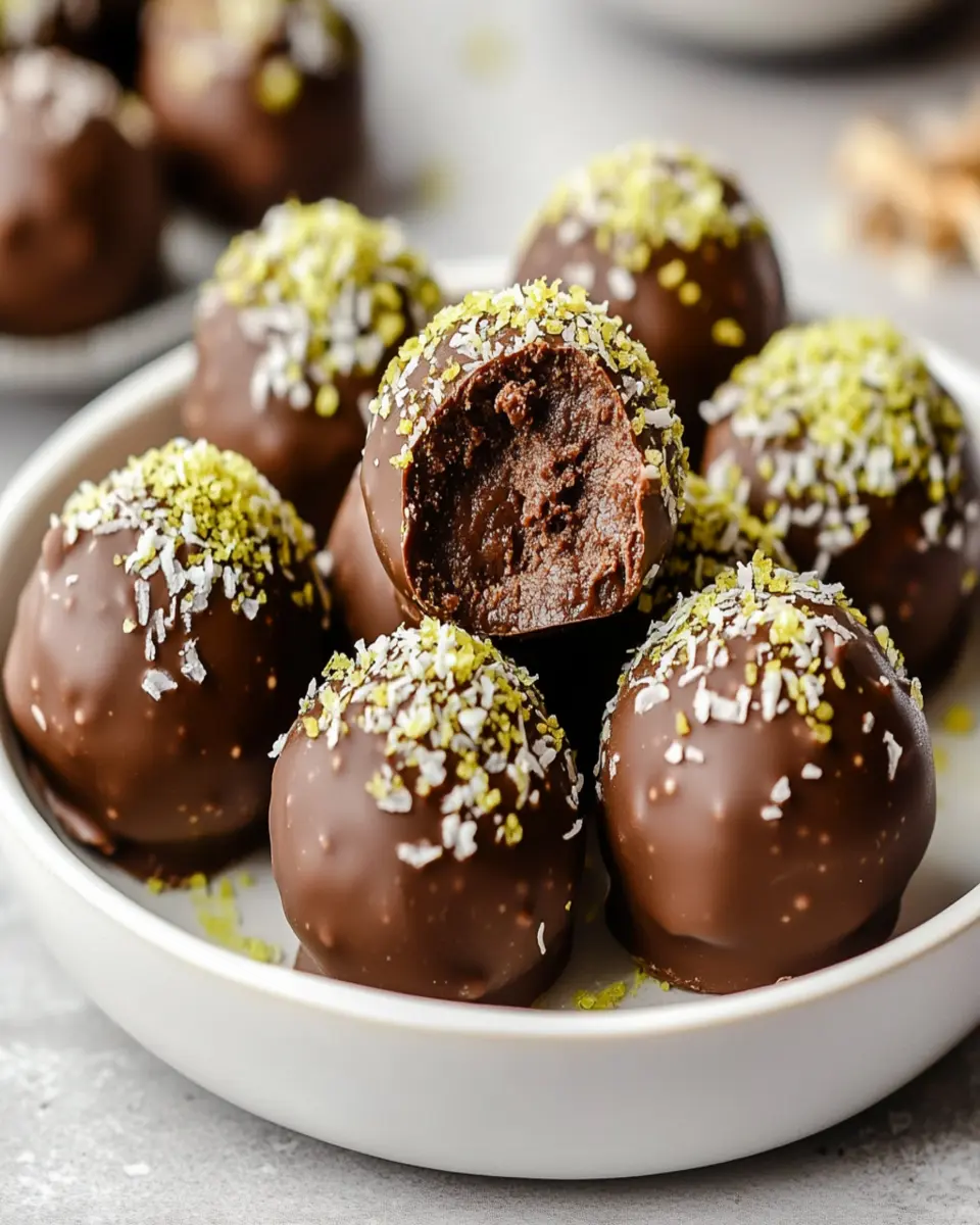 No-Bake Dubai Chocolate Balls First Image First Image