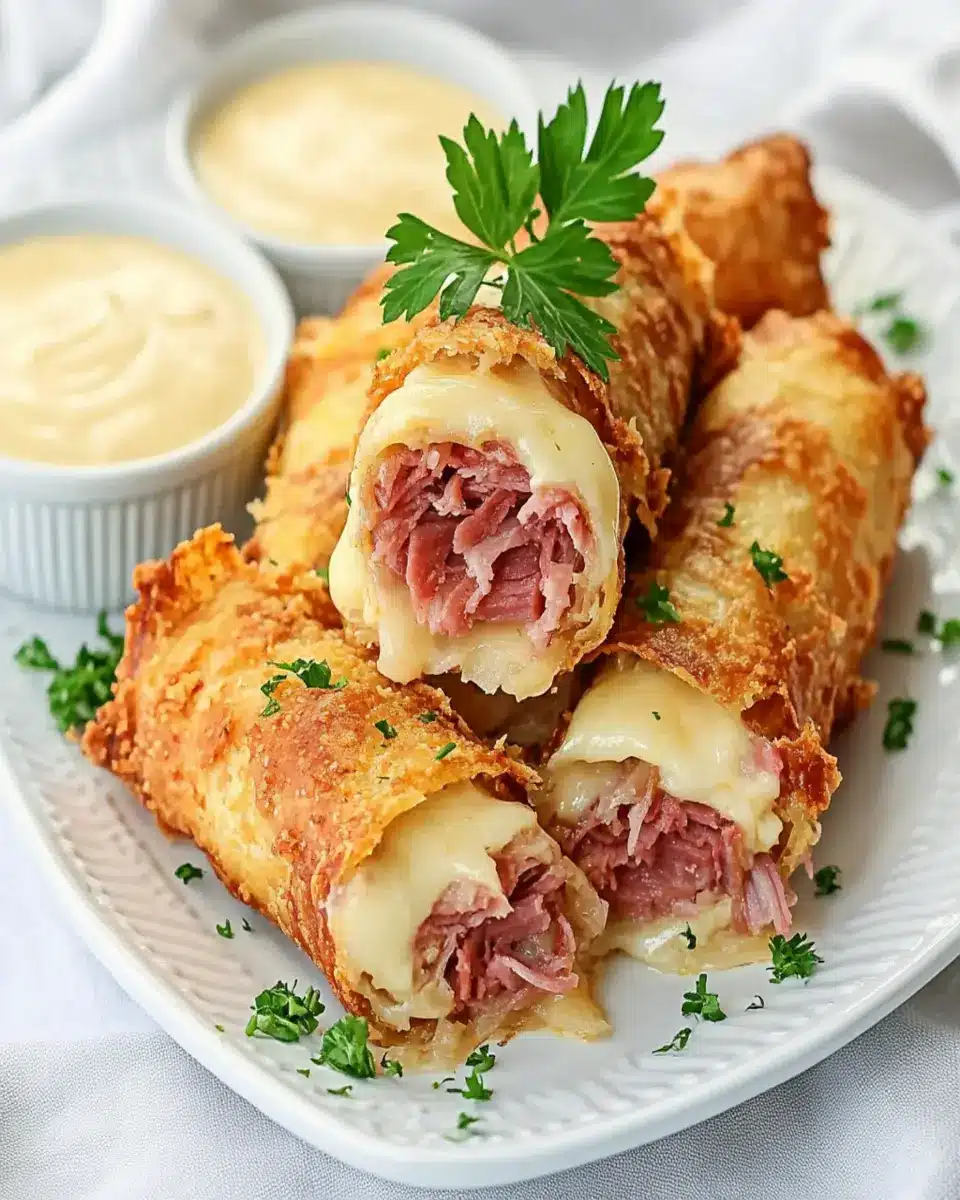 Keto Crispy Reuben Roll-Ups First Image First Image