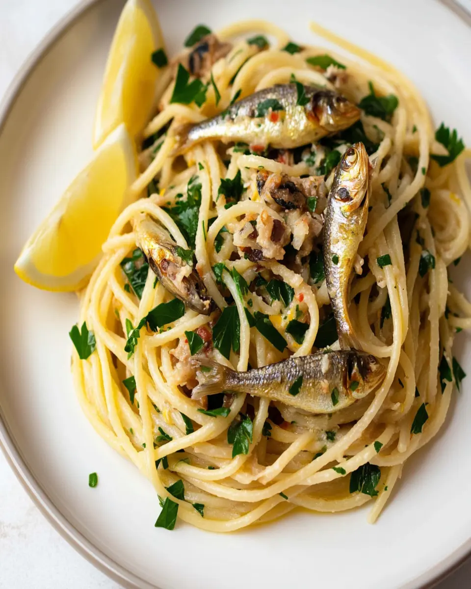 Healthy Sardine Pasta First Image First Image