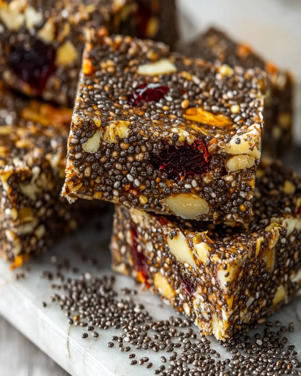 No-Bake Chia Seed Energy Bars First Image First Image