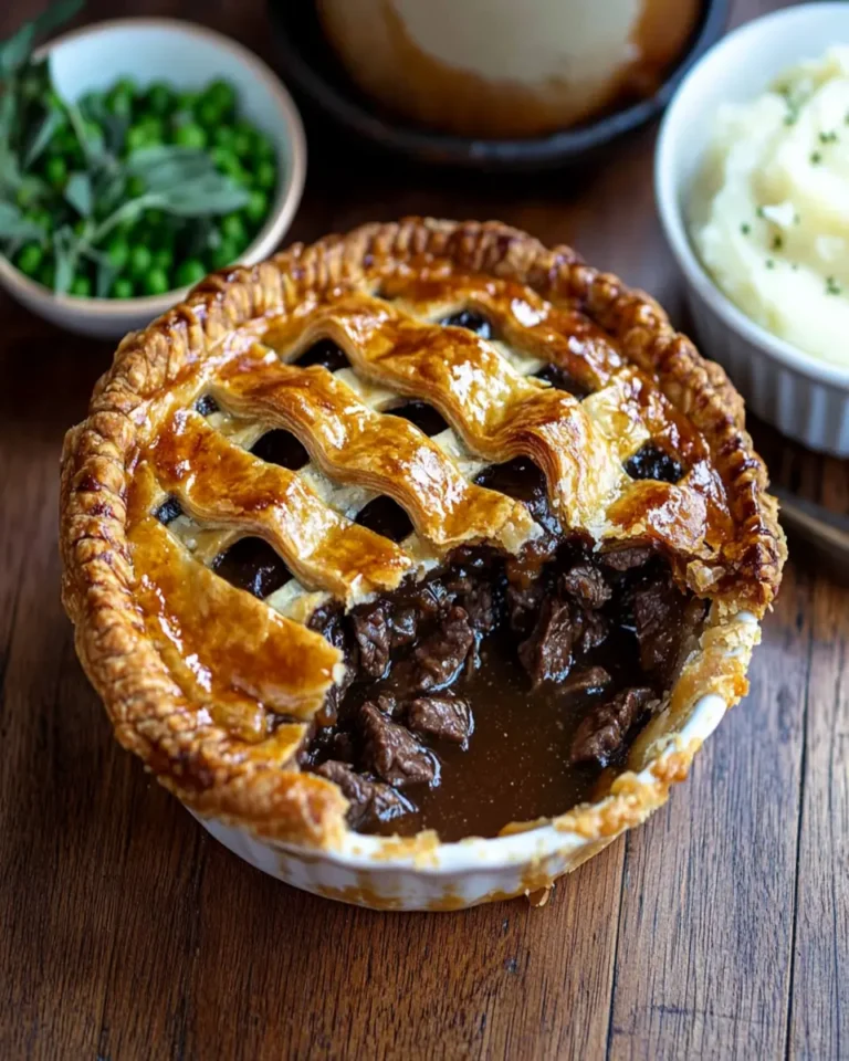 Homemade Steak and Guinness Pie First Image First Image