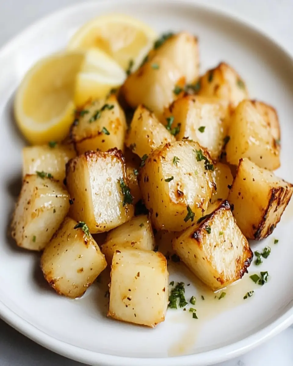 Honey Lemon Roasted Kohlrabi: The Best Sweet & Savory Treat!