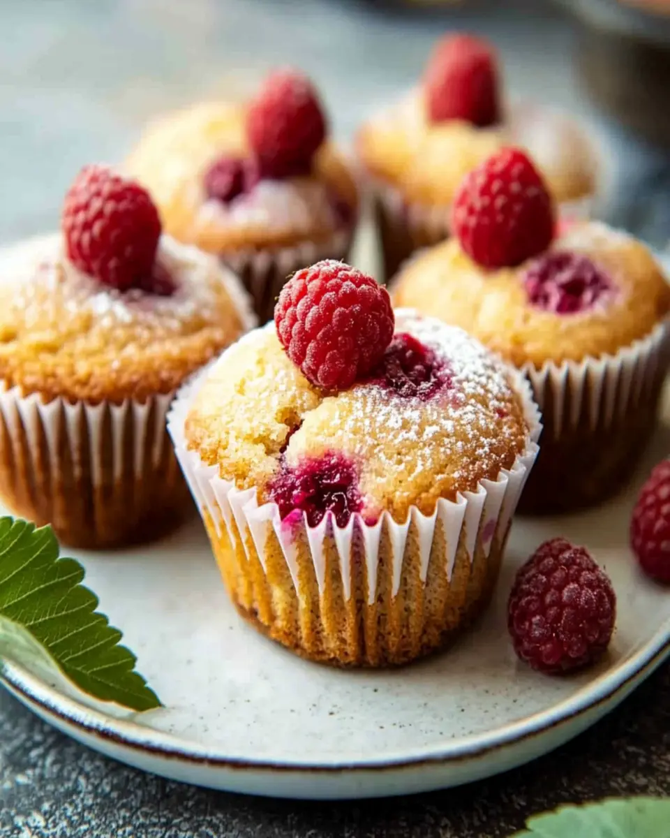 Saftige Keto Himbeer-Muffins First Image First Image