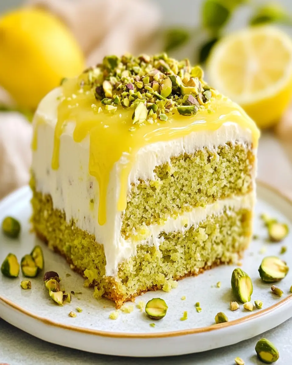 Brighten Your Day With Luscious Lemon Pistachio Milk Cake First Image First Image