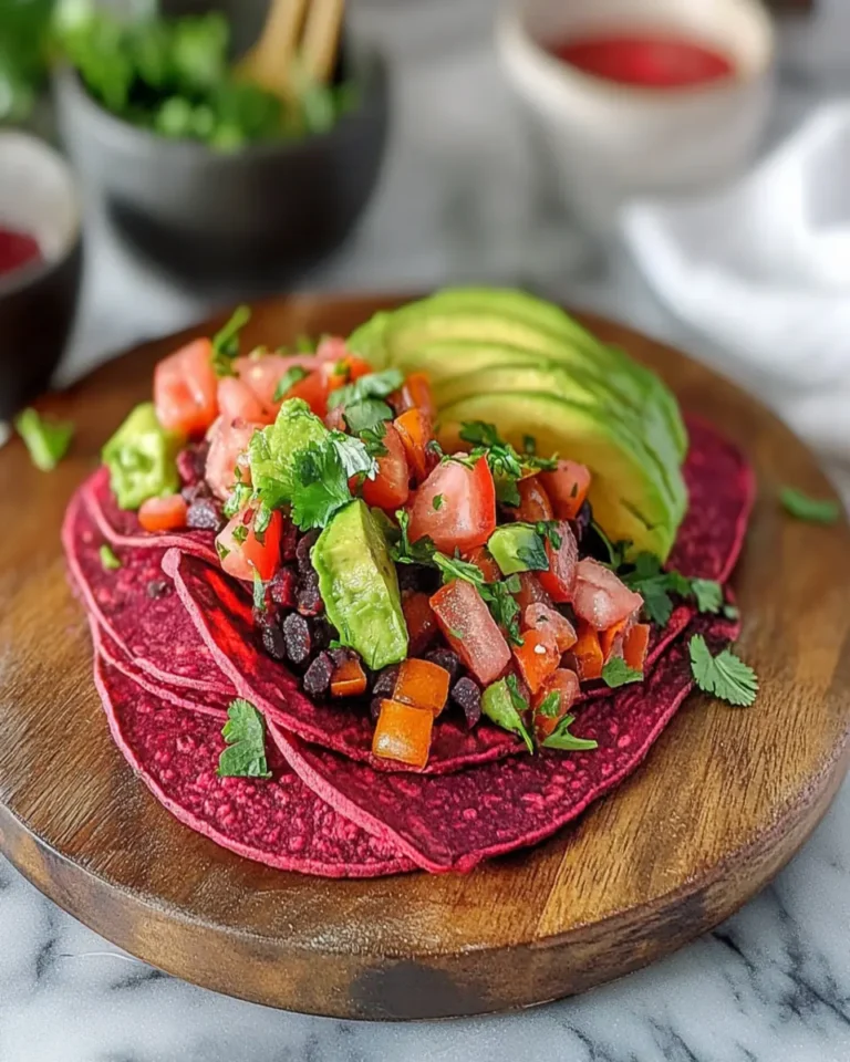 Easy Beet Tortilla Recipe (Gluten Free) First Image First Image