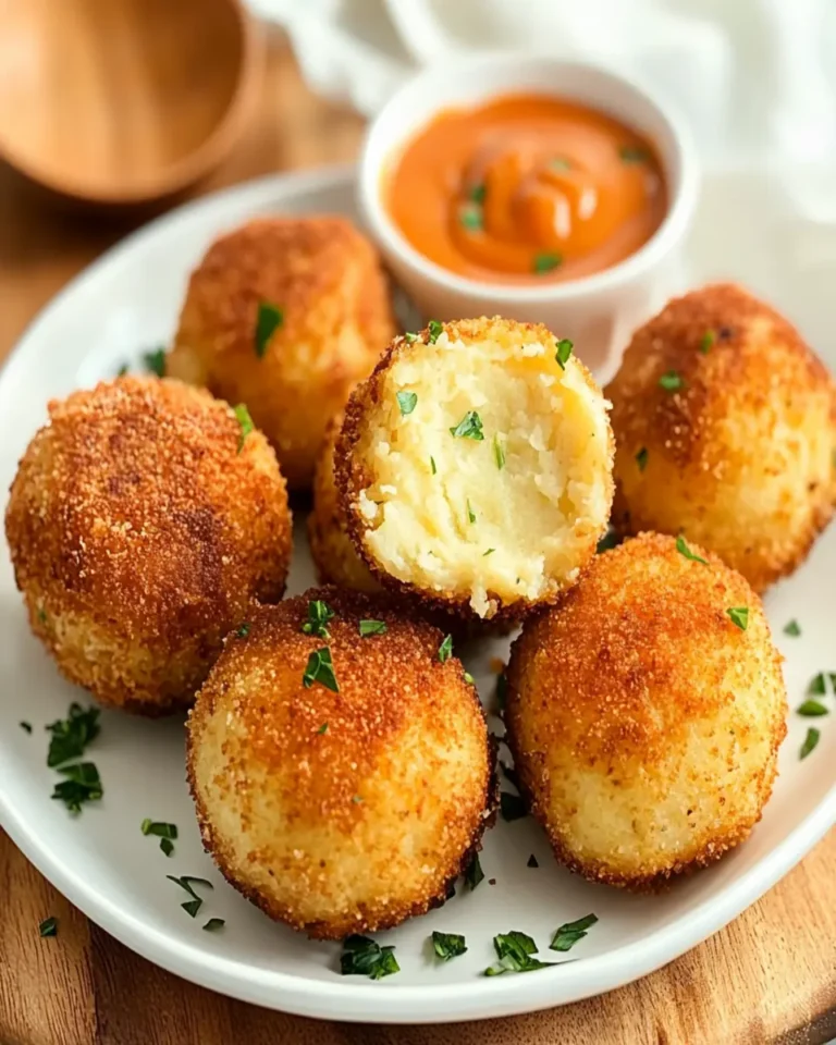 mashed potato balls First Image First Image