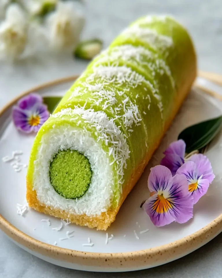 Tropical Pandan Coconut Swiss Roll First Image First Image