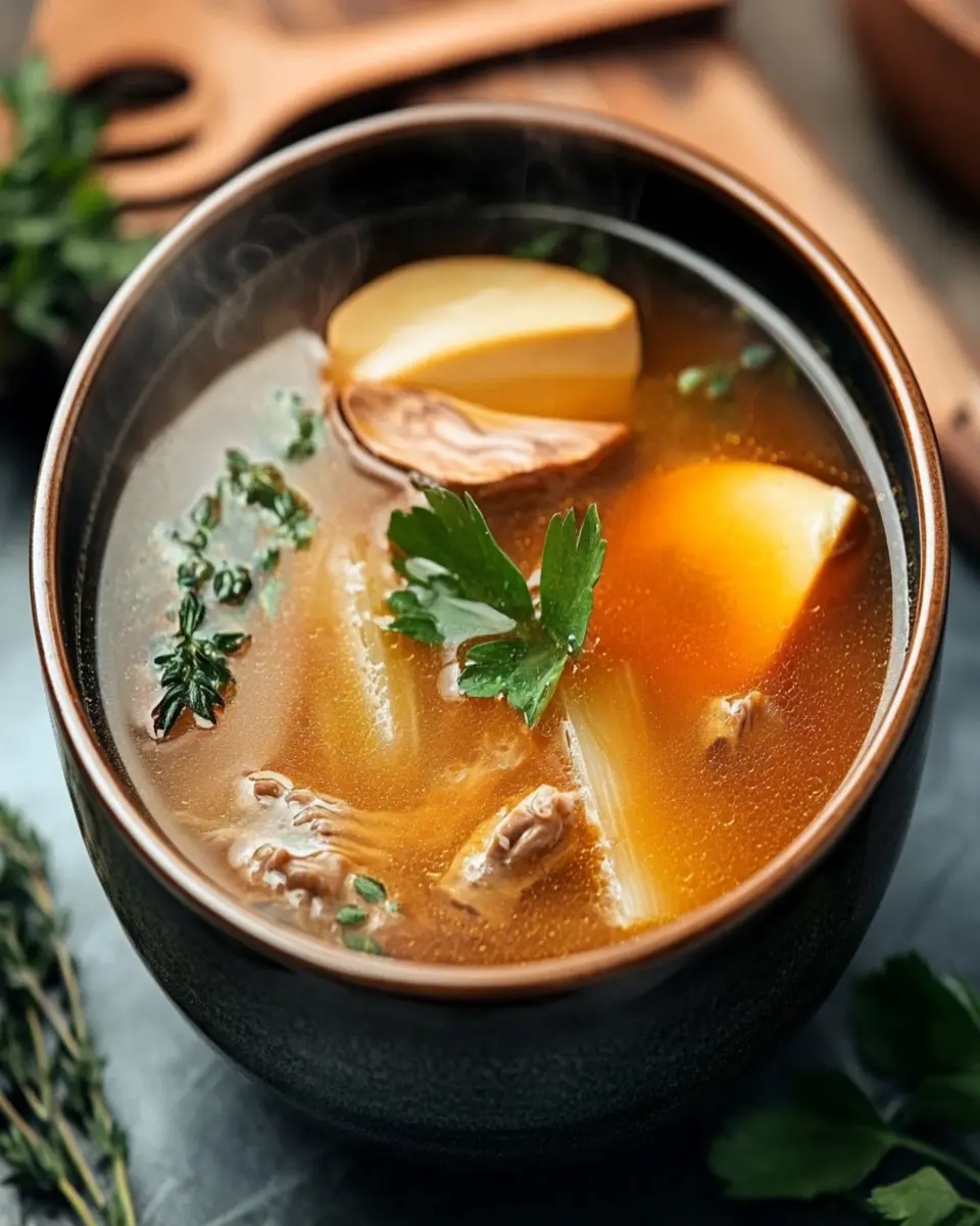 Smoked Bison Bone Broth: The Best Comfort in a Bowl