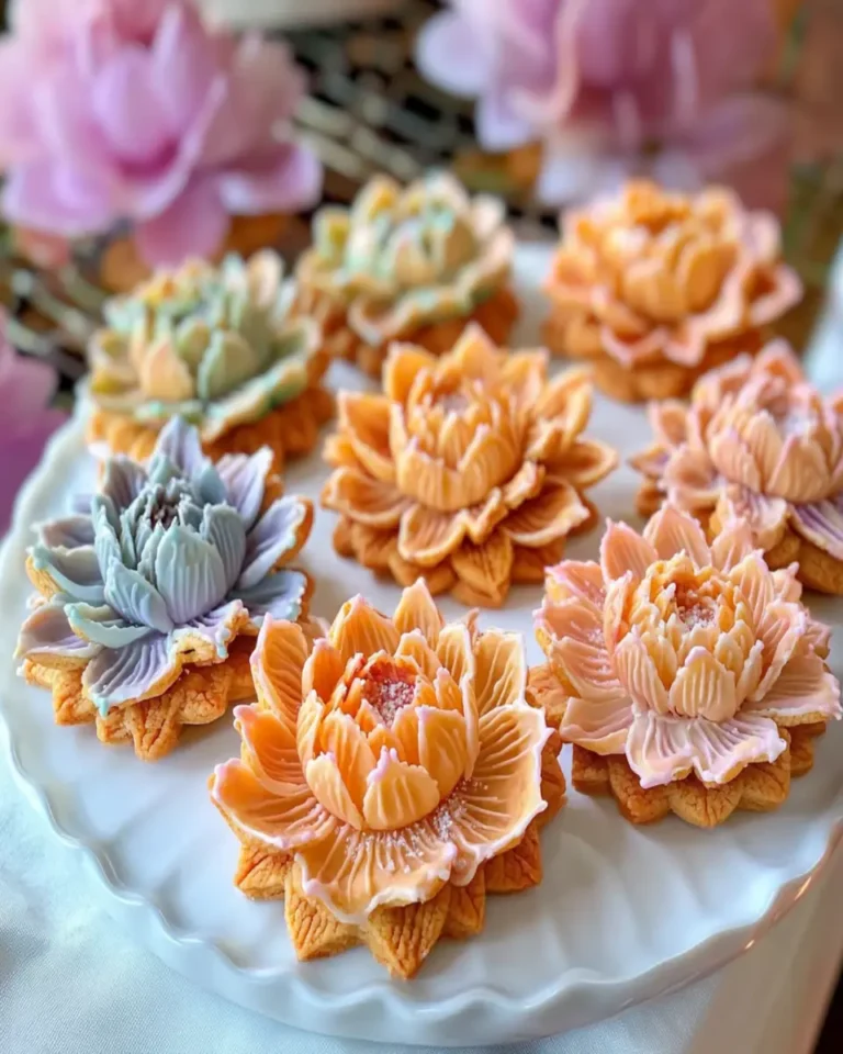 lotus flower cookies First Image First Image