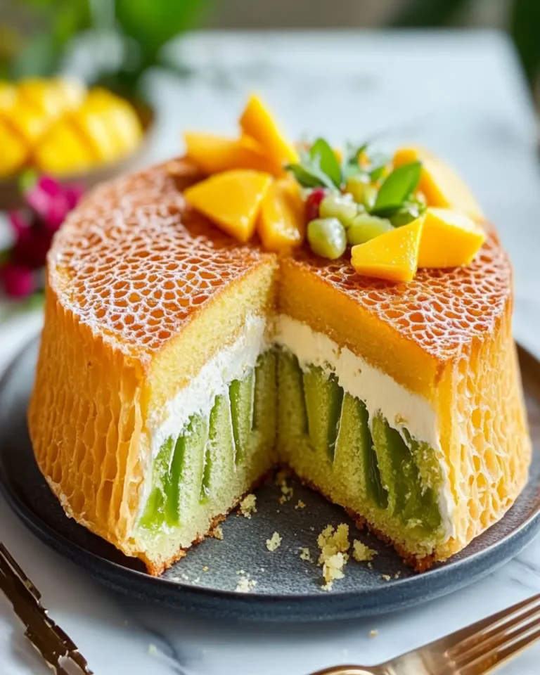 Traditional Vietnamese Honeycomb Cake First Image First Image
