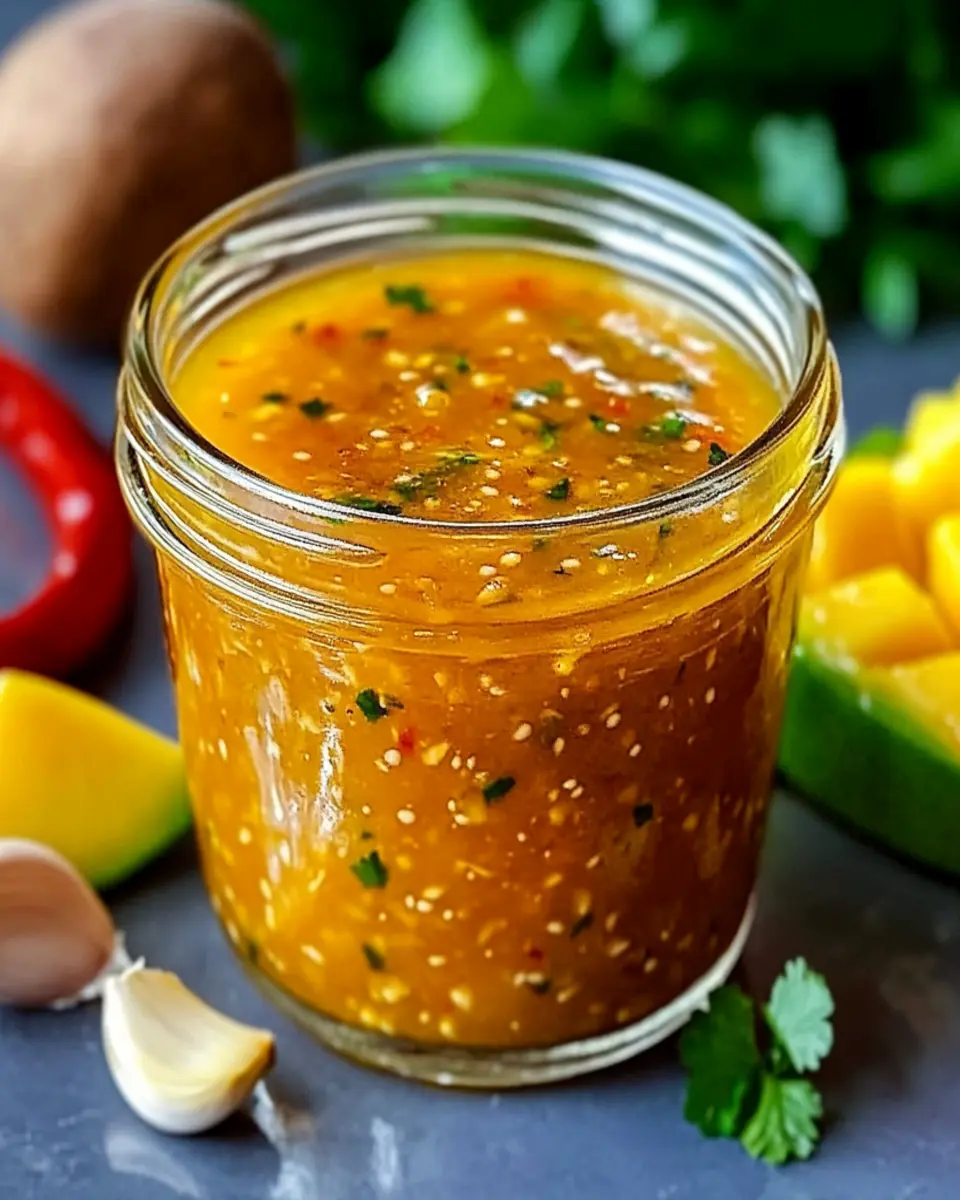 Mango Habanero Honey Garlic Sauce First Image First Image
