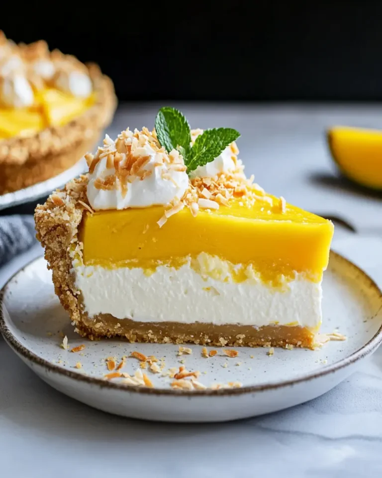 Mango Coconut Cream Pie First Image First Image