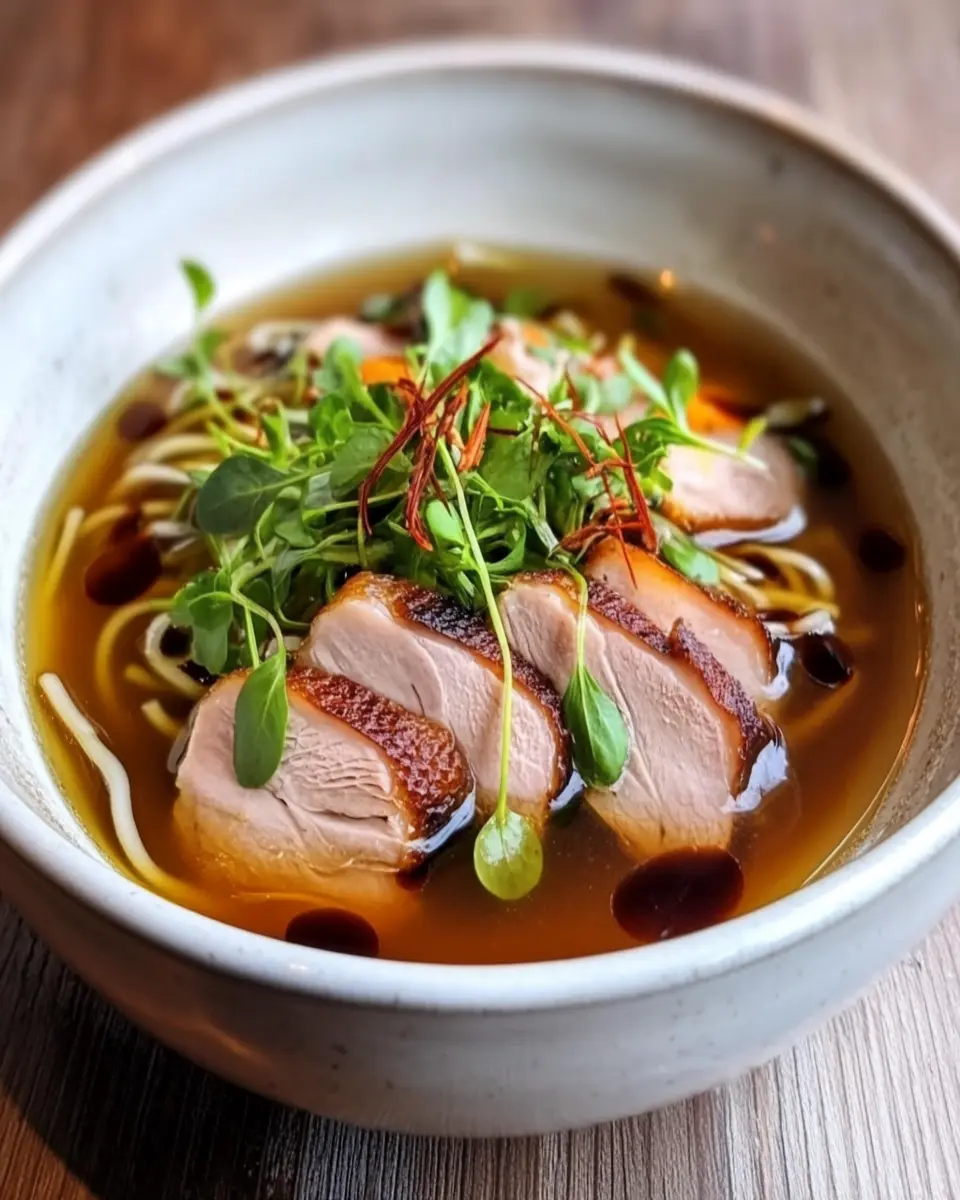 Smoked Duck Broth First Image First Image