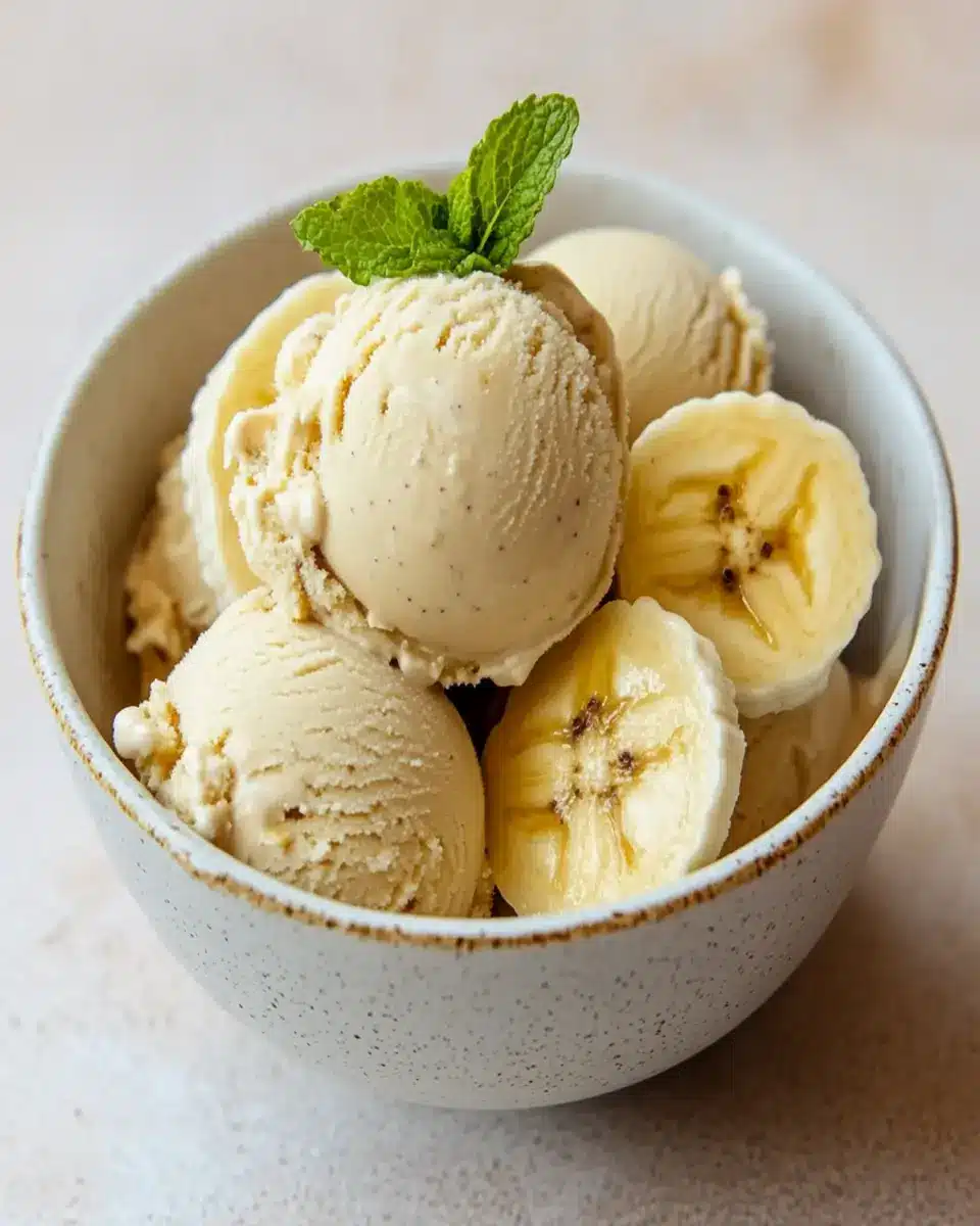 Dog-Friendly Banana Ice Cream First Image First Image