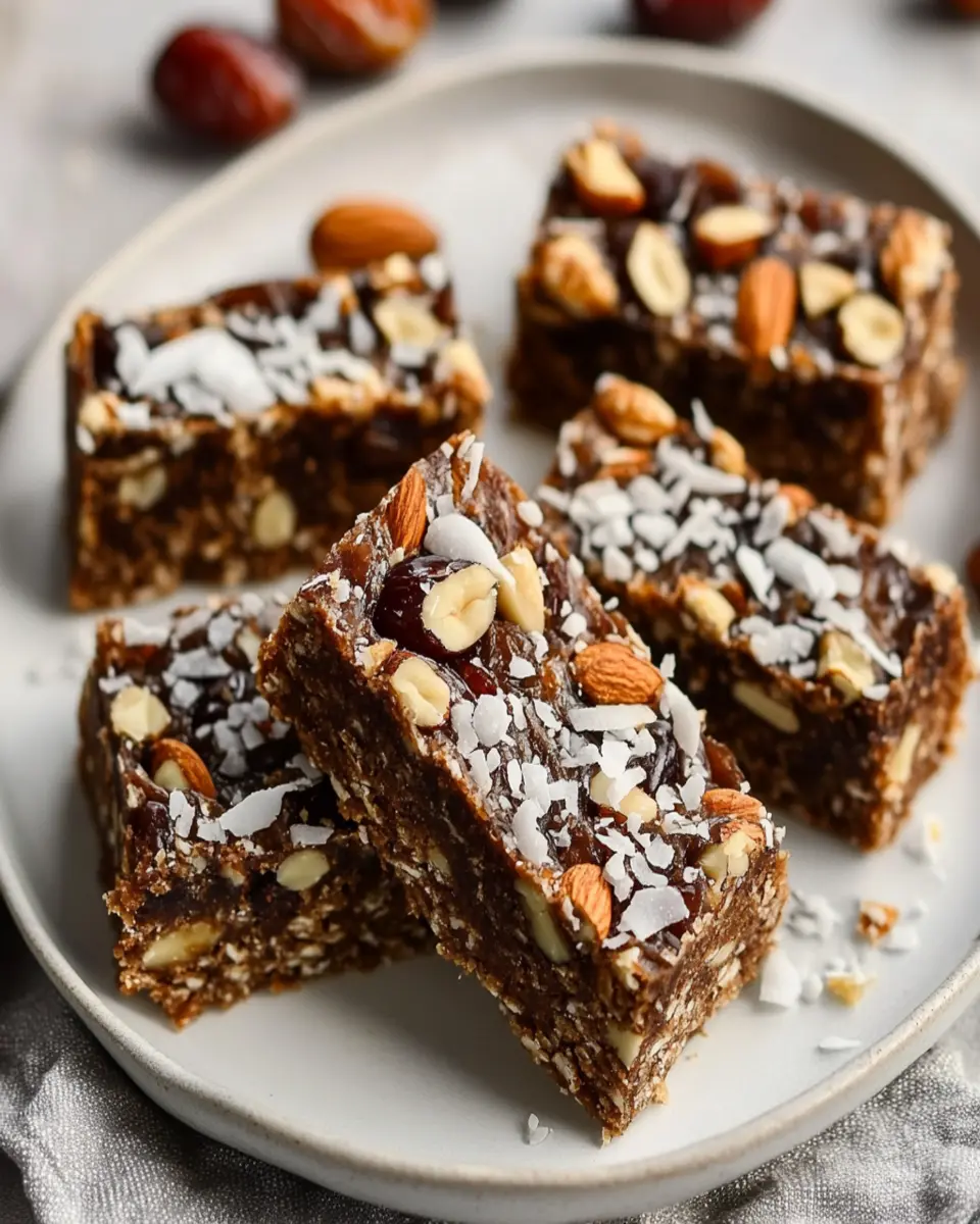 Easy 4-Ingredient Date Nut Bars: The Best Guilt-Free Snack