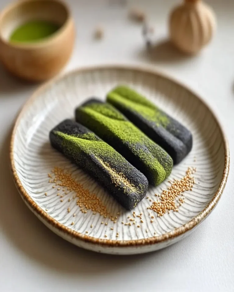 Black Sesame & Matcha Cookie Sticks First Image First Image