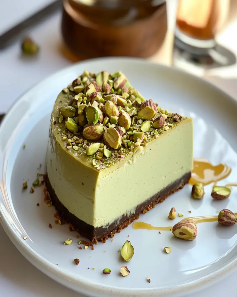Pistachio San Sebastián Cheesecake: Irresistibly Creamy Delight