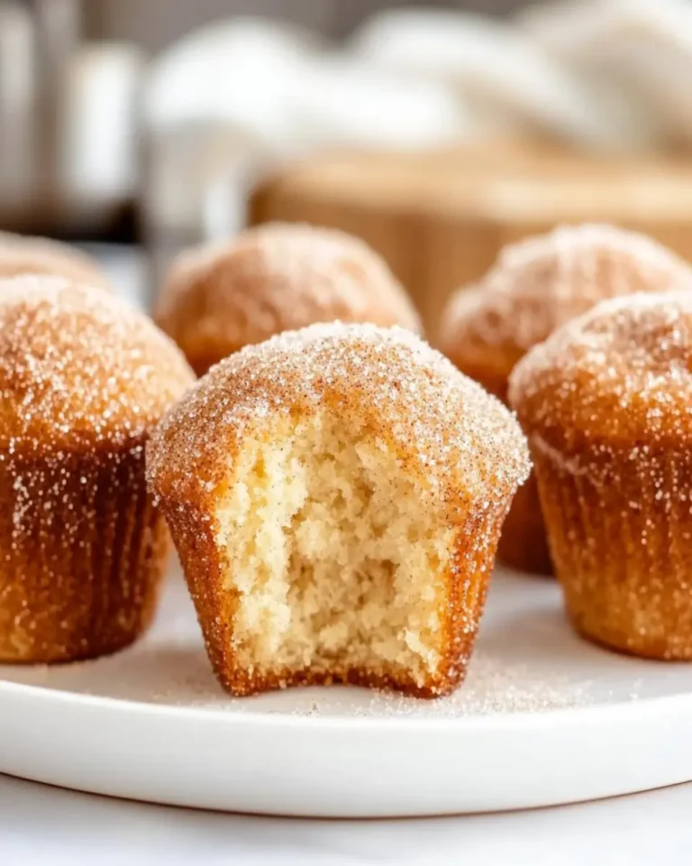 Fluffy Cinnamon Sugar Donut Muffins First Image First Image