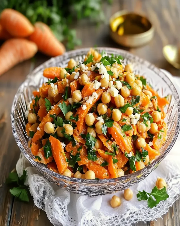 The Best Moroccan Carrot Chickpea Salad First Image First Image