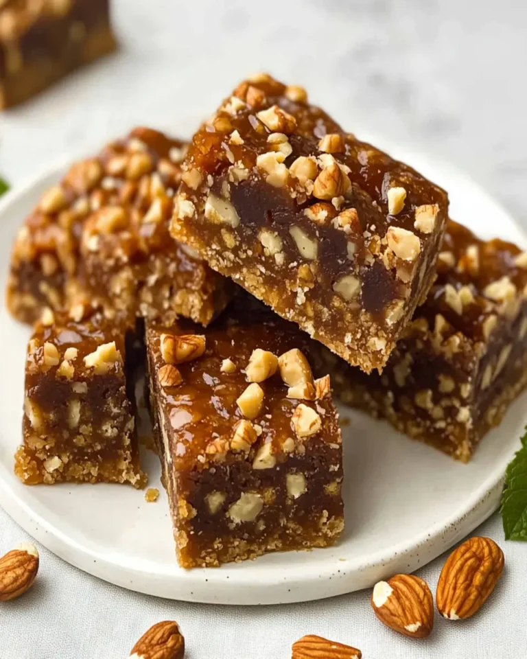 Easy 4-Ingredient Date Nut Bars First Image First Image