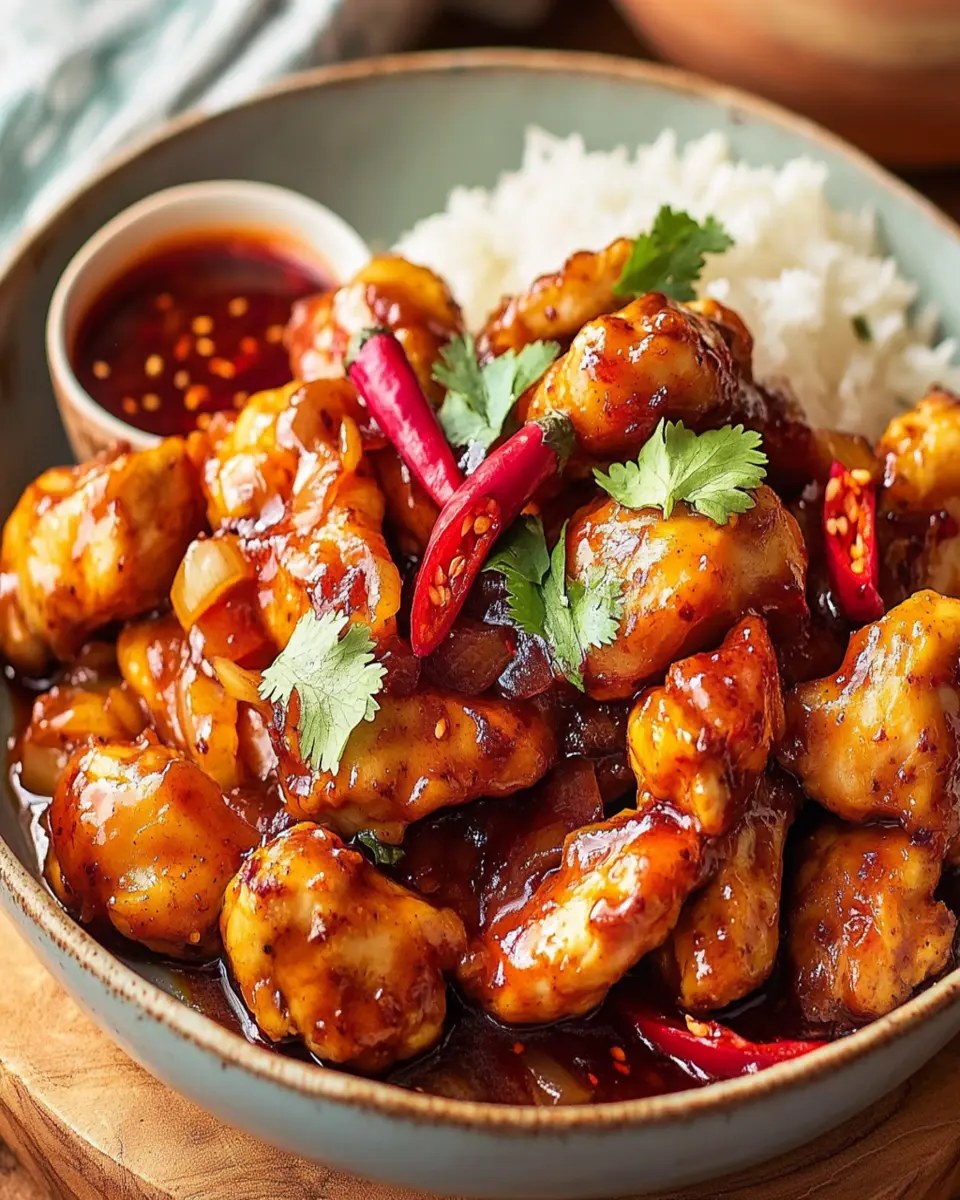 Hot & Tangy Devilled Chicken with Garlic-Vinegar Kick – Spicy Filipino Style First Image First Image