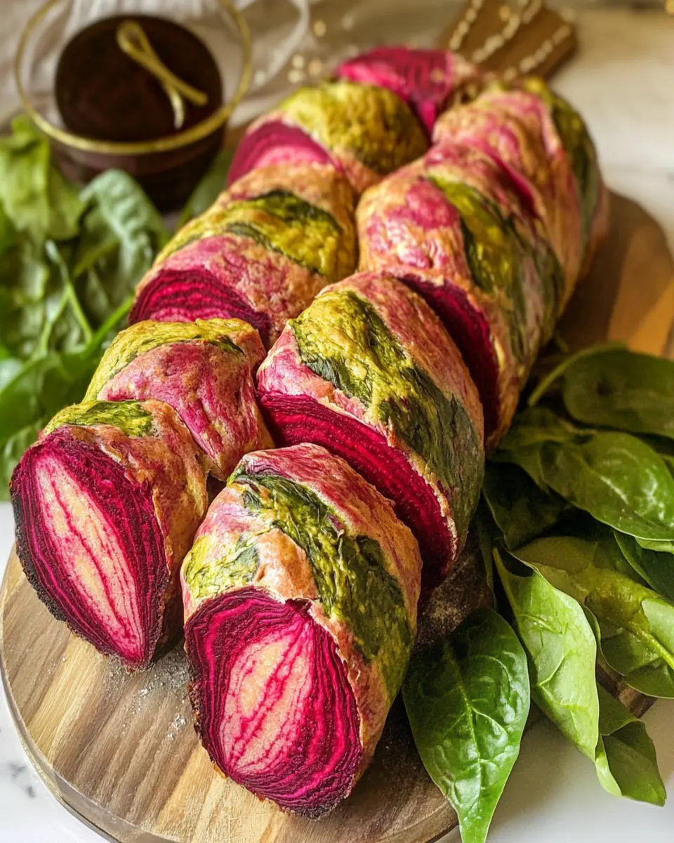 Vibrant Beet & Spinach Bread First Image First Image