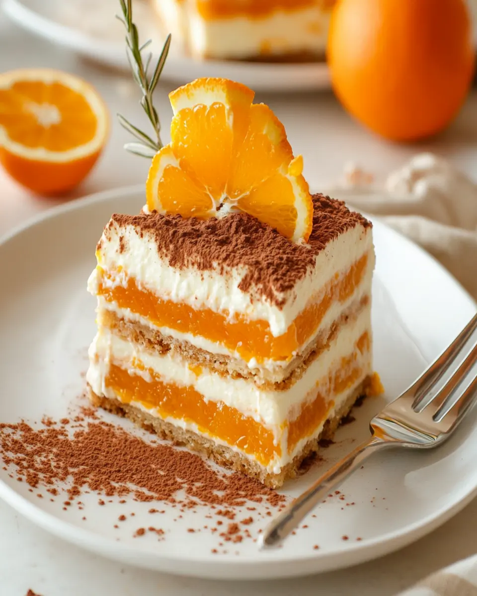 Vegan Orange Tiramisu First Image First Image