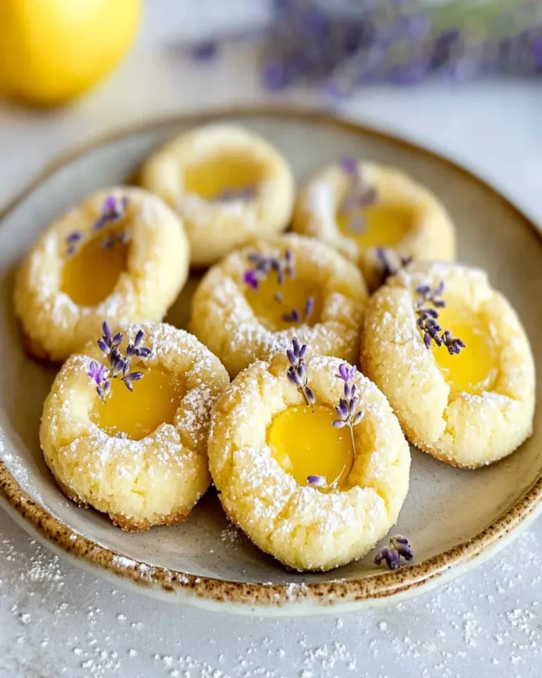 Best Lemon Lavender Thumbprint Cookies First Image First Image