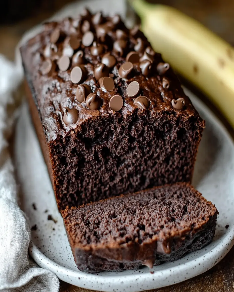 Double Chocolate Greek Yogurt Banana Bread Bliss You’ll Love