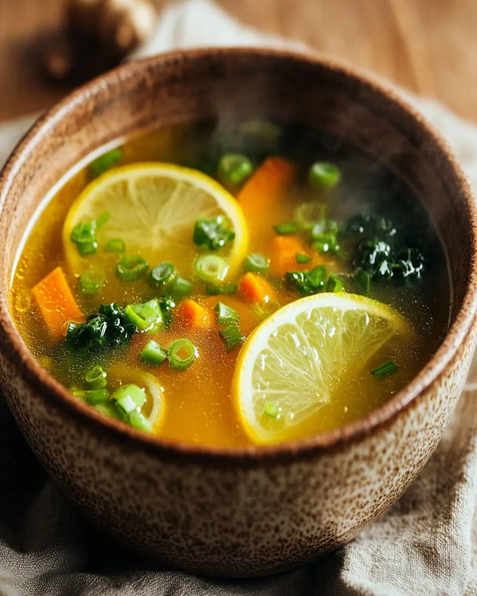 Miso-Ginger Lemon Detox Broth First Image First Image