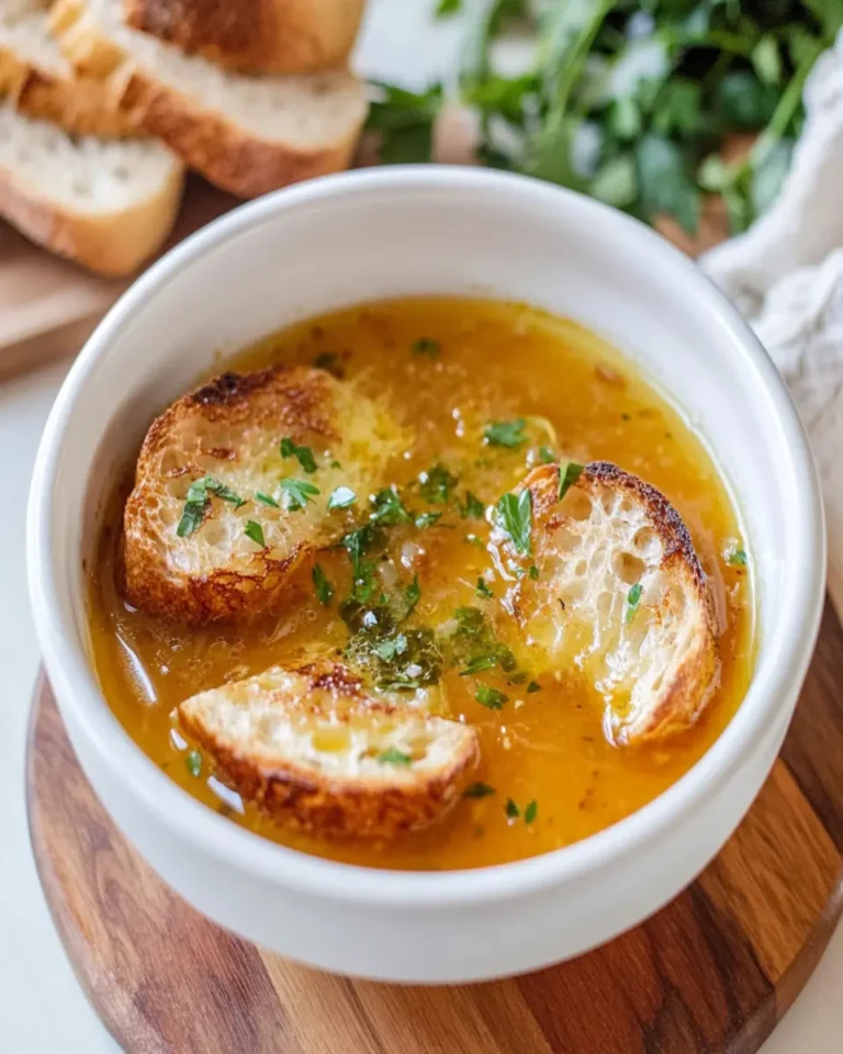 Healthy Spanish Garlic Soup First Image First Image