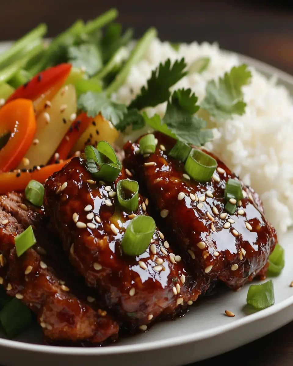 Asian-Inspired Korean Meatloaf First Image First Image