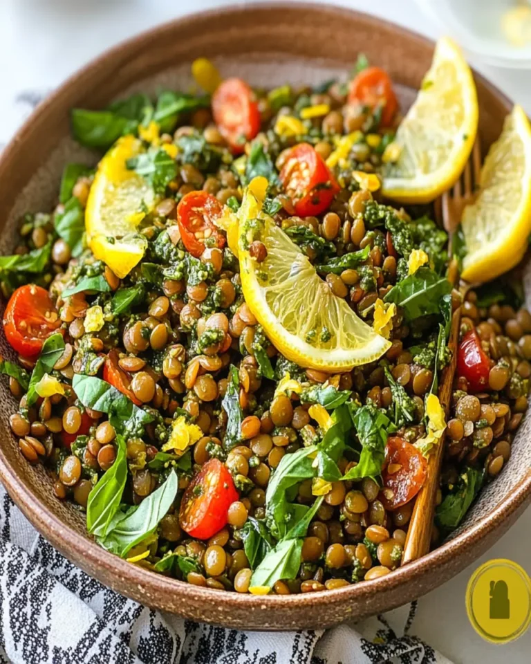 Lemon Pesto Lentil Salad First Image First Image